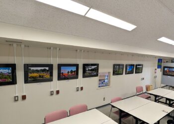 守谷ネイチャーライフ写真展、開催中(支援センター)